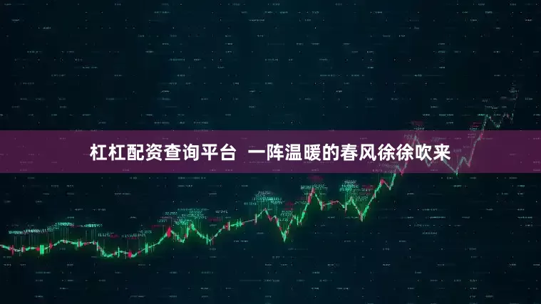 杠杠配资查询平台  一阵温暖的春风徐徐吹来